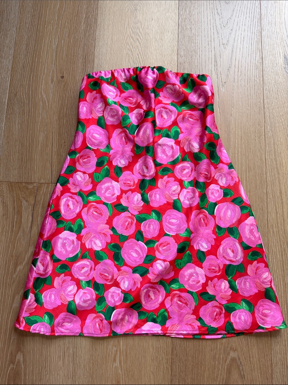 Show Me Your MuMu Taylor Tube Mini Dress in Rosie Blooms Strapless Dress